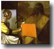 Image: Detail from 'The concert' by Vermeer