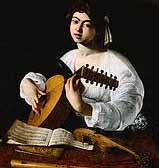 Image: 'The lute player' by Caravaggio