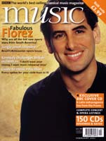 Image: Florez on cover of BBC Music, February 2003