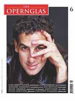 Image: Florez on cover of Das Opernglas, June 2001