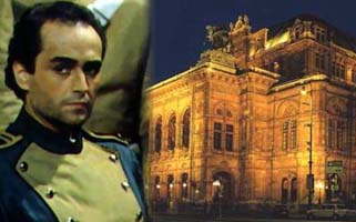 Image: Carreras in Carmen and exterior of the Vienna Staatsoper
