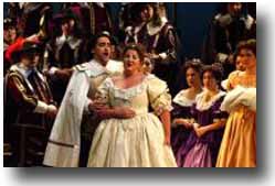 Juan Diego Flórez (Arturo) and Mariola Cantarero (Elvira) i puritani